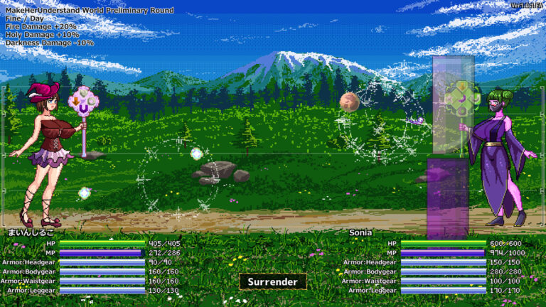 Magic Hentai Juice Battle Screenshot